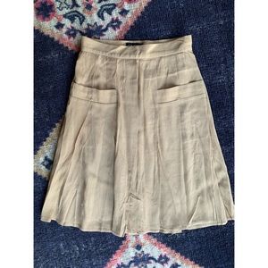 Vintage GUCCI Silk Wrap Skirt Nude